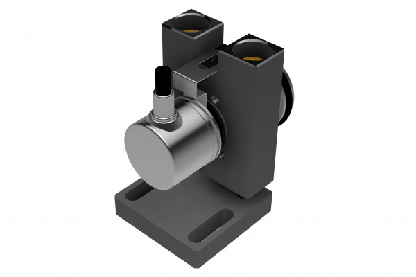 Electr. meter counter angle flange WF24 with SCA24 incremental encoder - Art. 20776