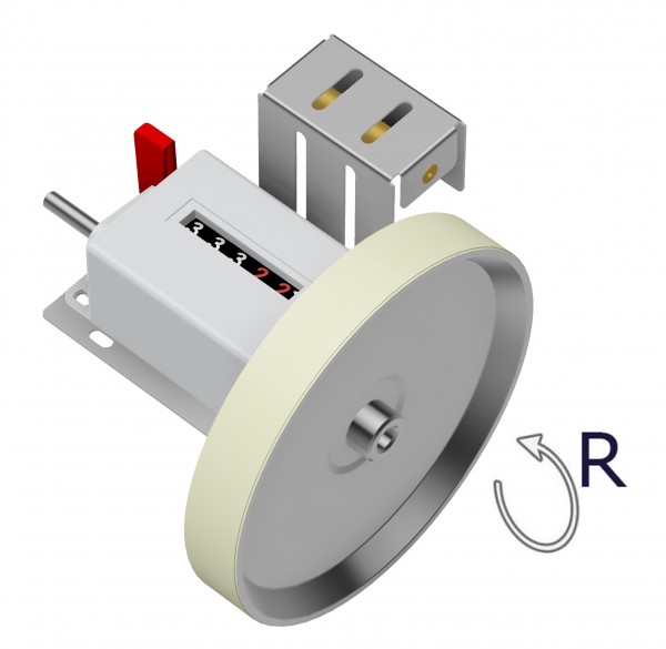 Mechanischer Meterzähler M410-0000.50-R-FII-500/G-1