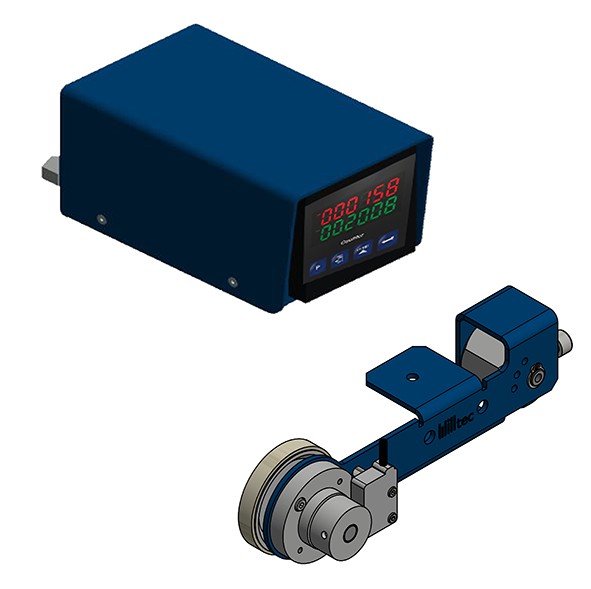 Elektronischer Meterzähler Light Short mit Vorwahlzähler Typ VZE-72Q - Art. 25215