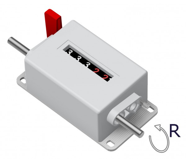 Mechanischer Meterzähler M410-000.20-R-P-X