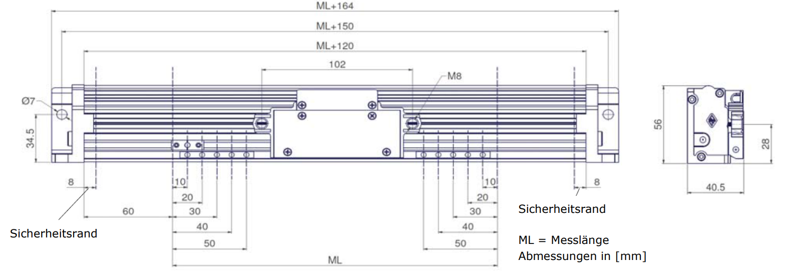 Technische Zeichnung GVS215